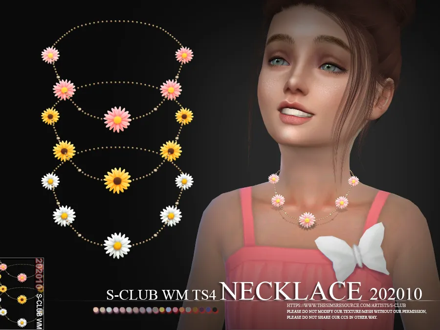 S-Club ts4 WM Necklace 202010