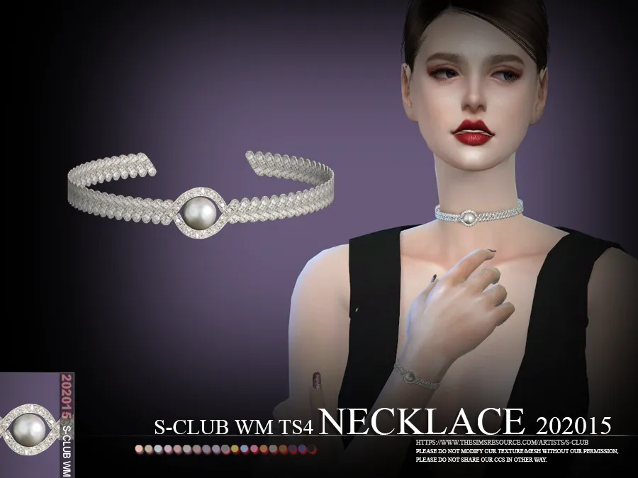 S-Club ts4 WM Necklace 202015