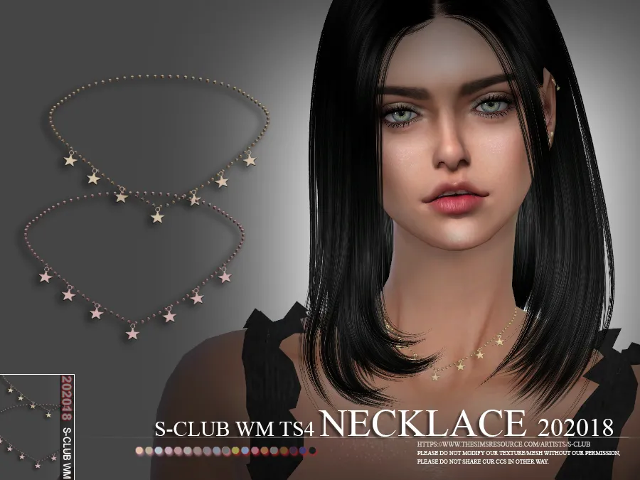 S-Club ts4 WM Necklace 202018