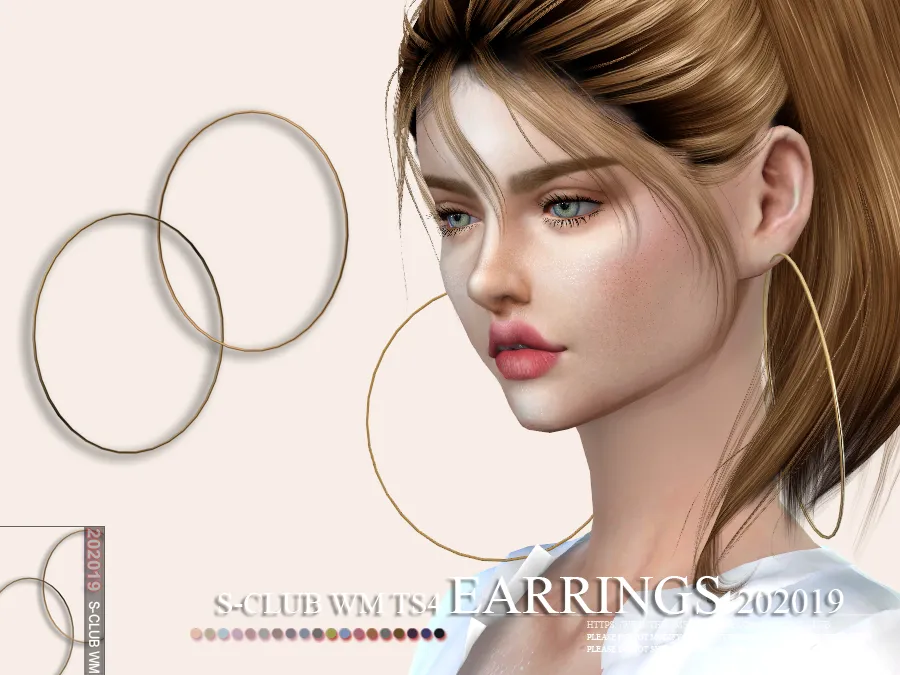 S-Club ts4 WM EARRINGS 202019
