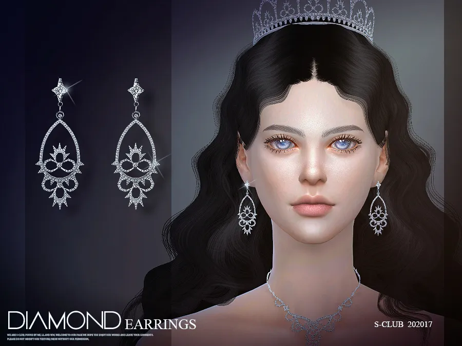 S-Club ts4 LL EARRINGS 202017