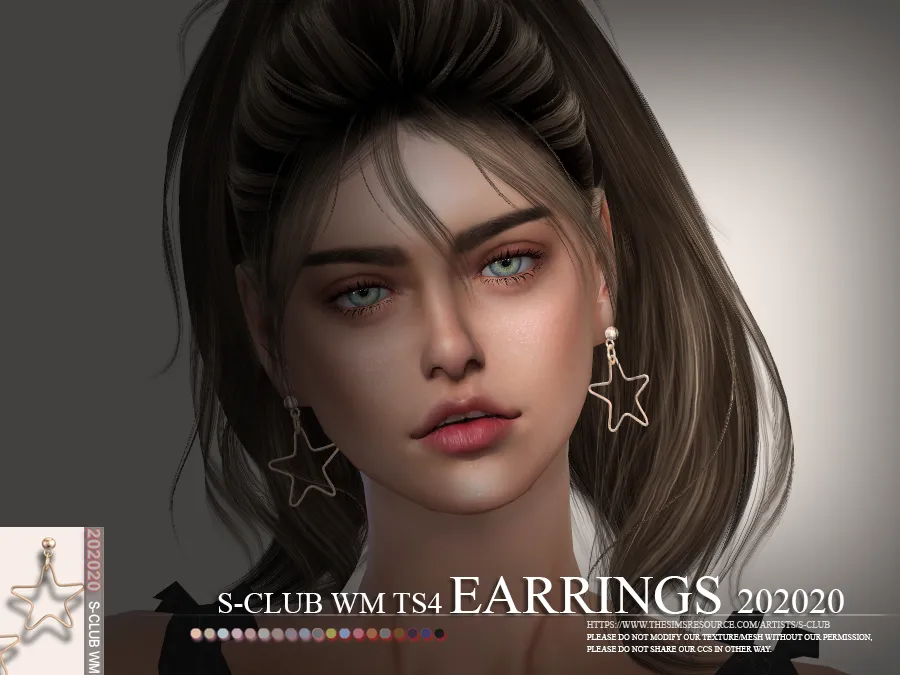 S-Club ts4 WM EARRINGS 202020