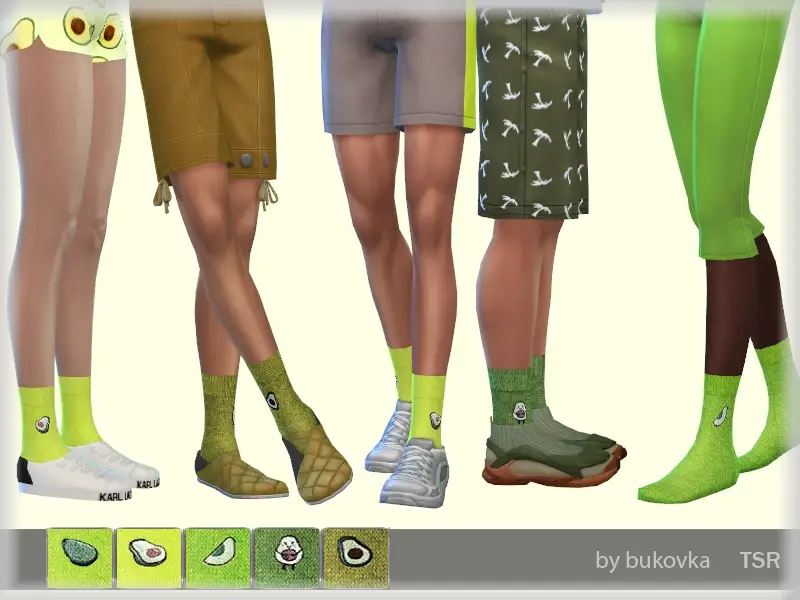 Socks Avocado