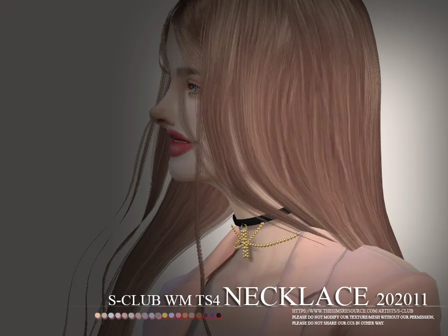 S-Club ts4 WM Necklace 202011