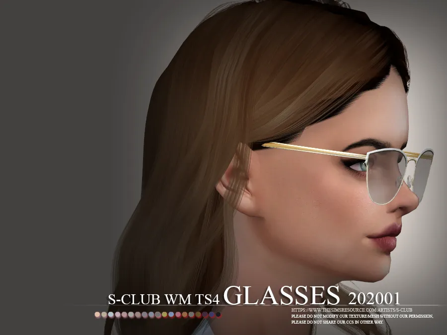 S-Club ts4 WM Glasses 202001