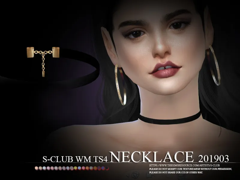 S-Club ts4 WM Necklace 201903