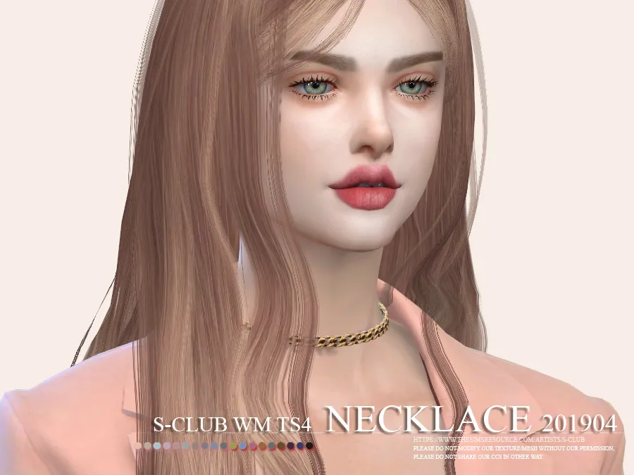 S-Club ts4 WM Necklace 201904