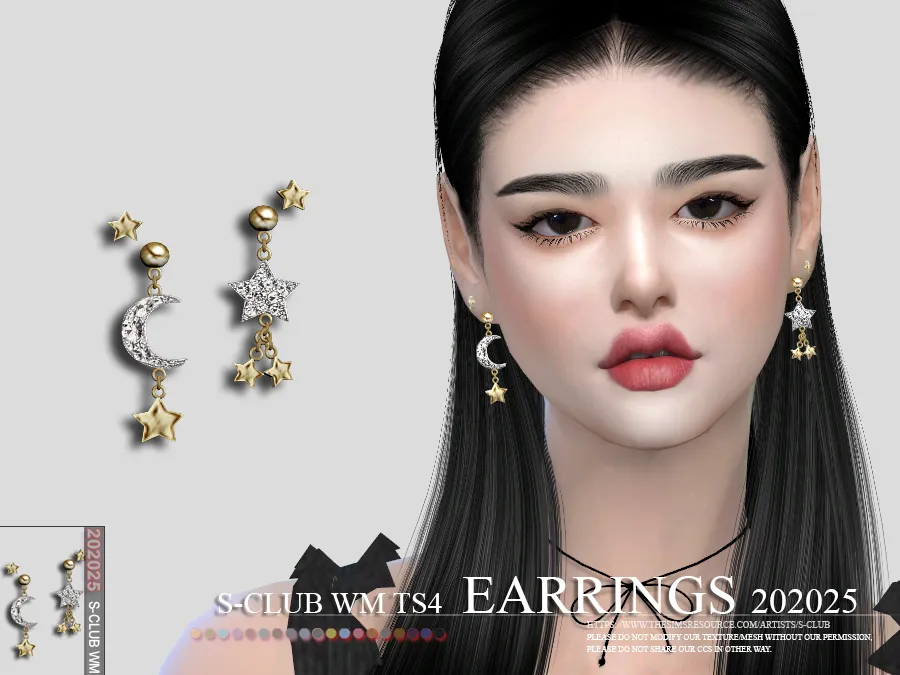 S-Club ts4 WM EARRINGS 202025