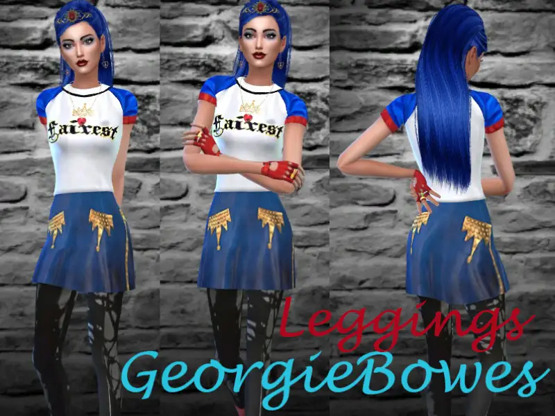 Evie - Descendants Leggings (Part 3 of 3)