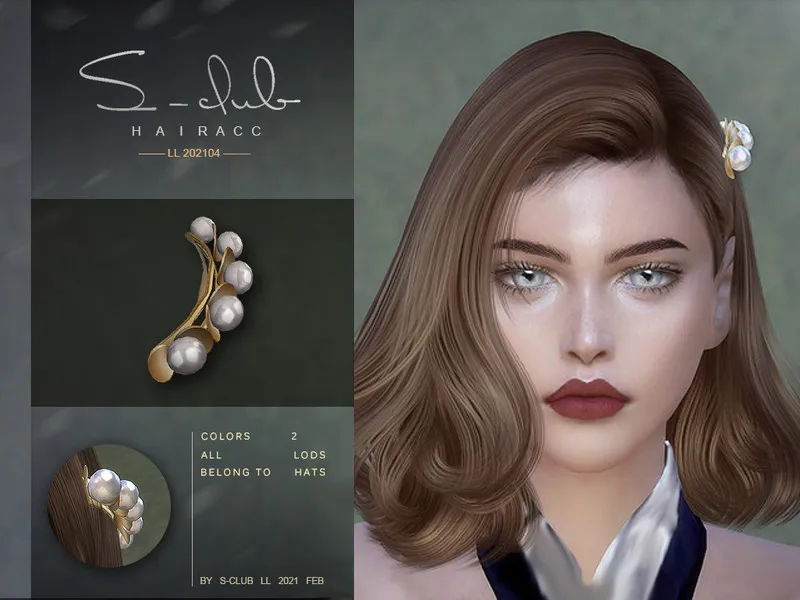 S-Club LL ts4 Hair ACC 202104