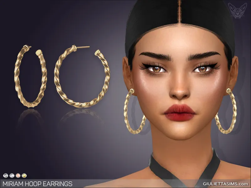 Miriam Hoop Earrings