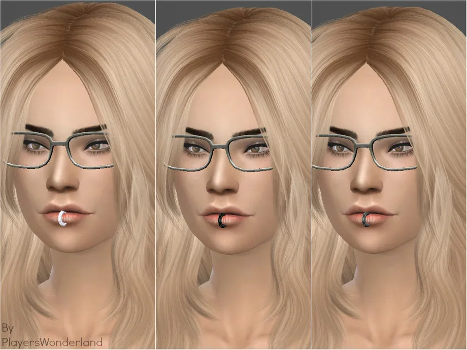 Lower Lip Piercing For Females