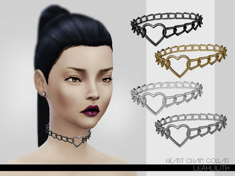 LeahLillith Heart Chain Collar