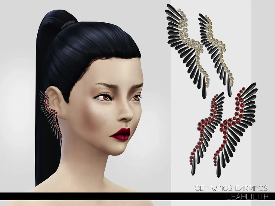 LeahLillith Gem Wings Earrings