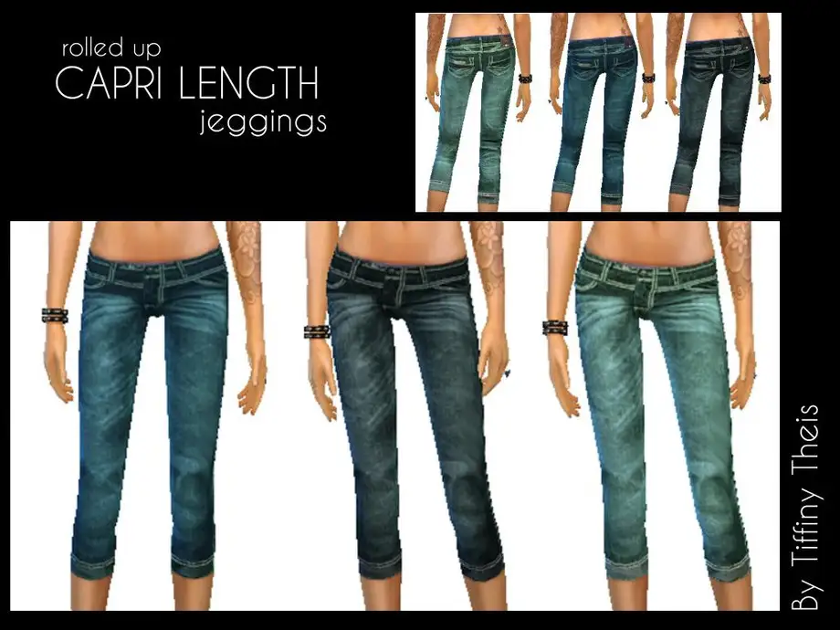Capri Length Jeggings