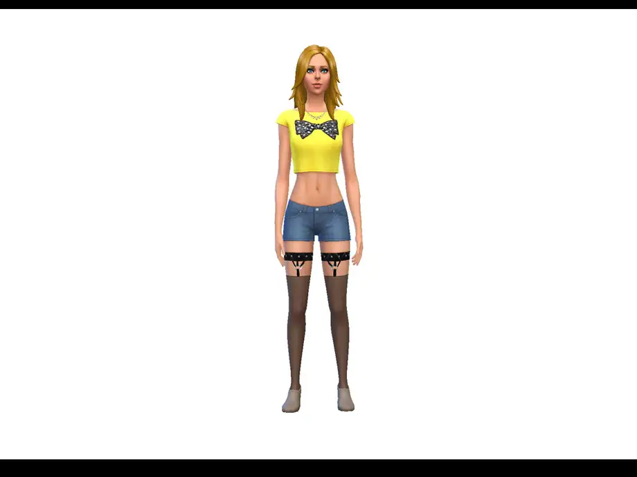 Leather Garter Stockings