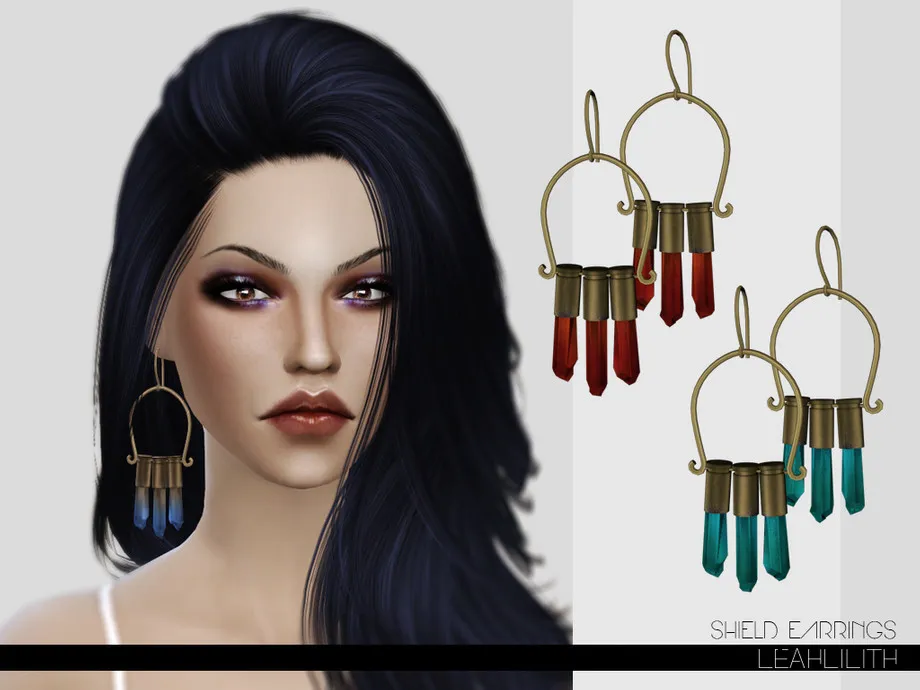LeahLilith Shield Earrings