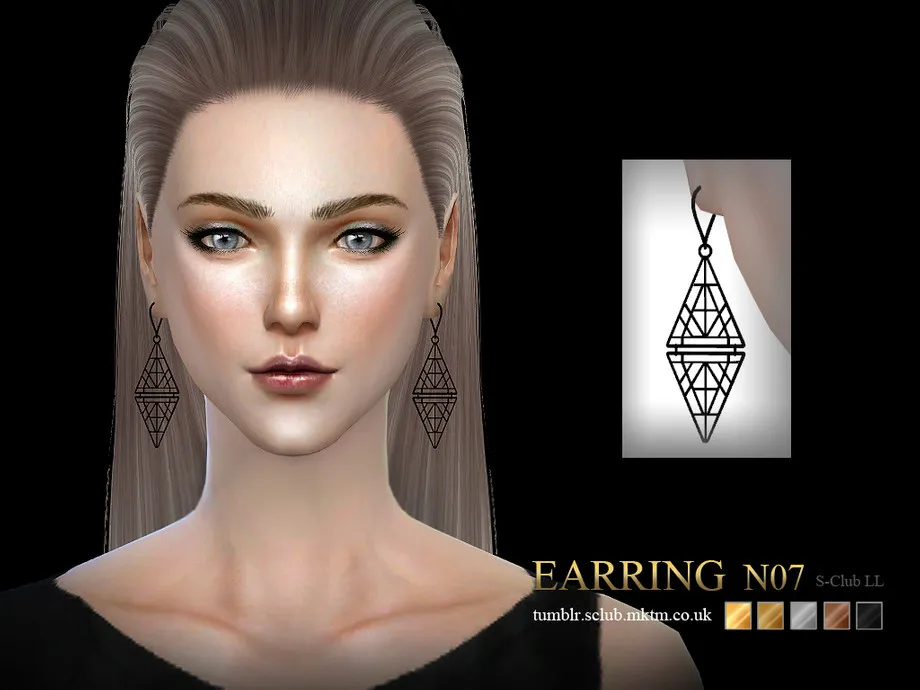 S-Club LL ts4 earring 07(f)