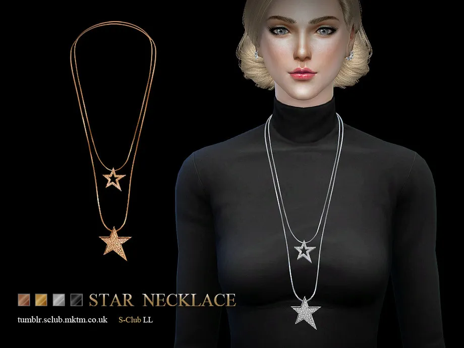 S-Club LL ts4 necklace  N05