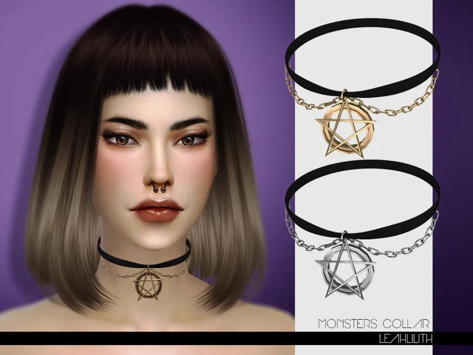 LeahLilith Monsters Collar