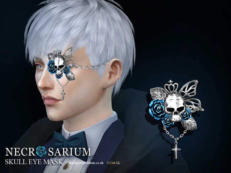 S-Club LL ts4 Skull Eyemask