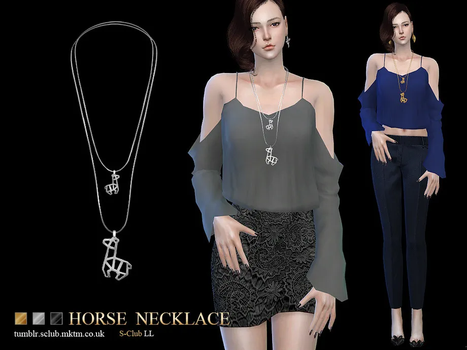 S-Club LL ts4 necklace  N11