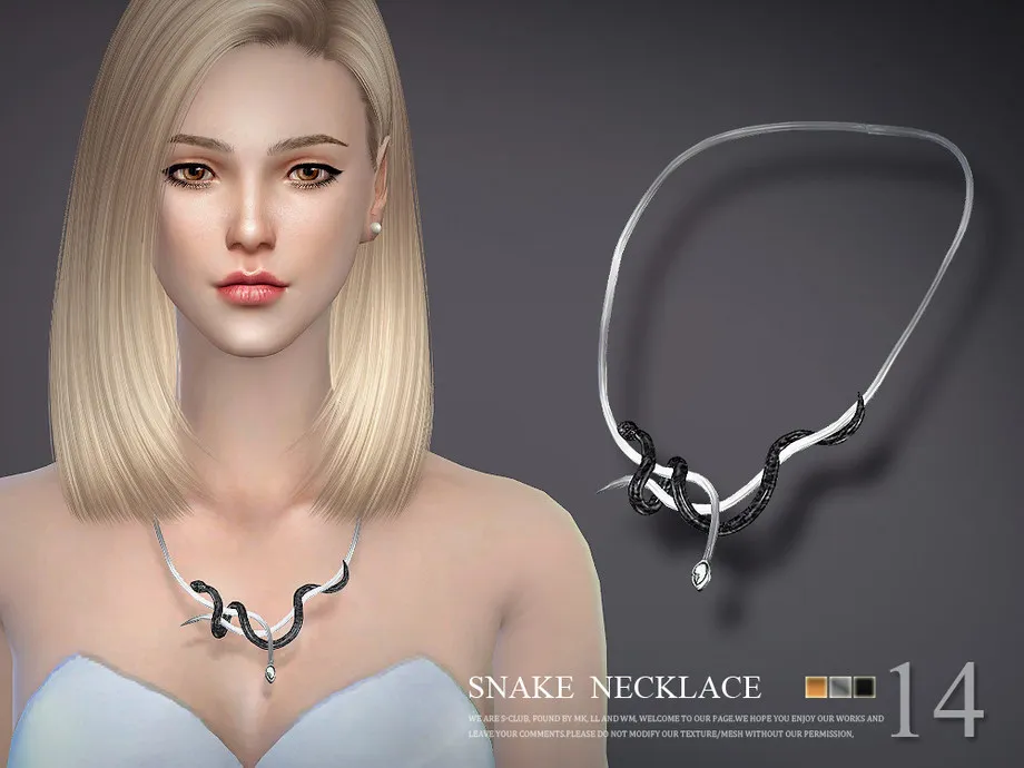 S-Club LL ts4 necklace  N14