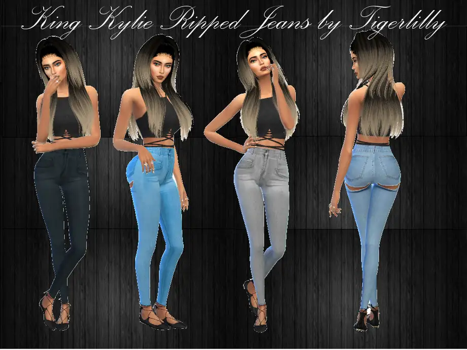 | TIGERLILLY |  King Kylie Ripped Jeans Set