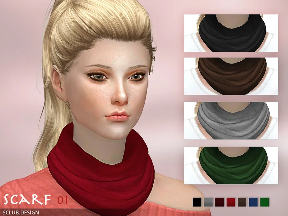 S-Club TS4 Scarf N1 F