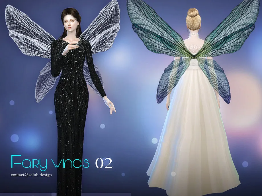 S-Club LL ts4 Fairy wings 02