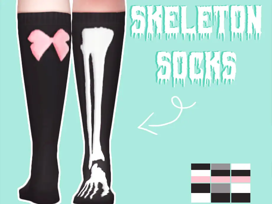 [ Skeleton ] Socks