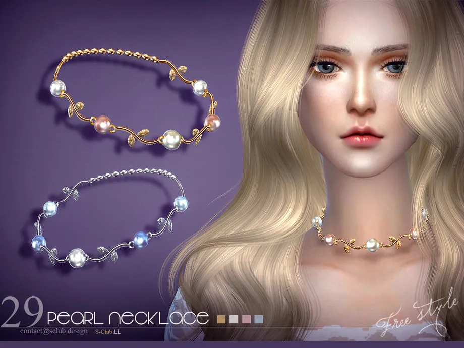 S-Club LL ts4 necklace  N16