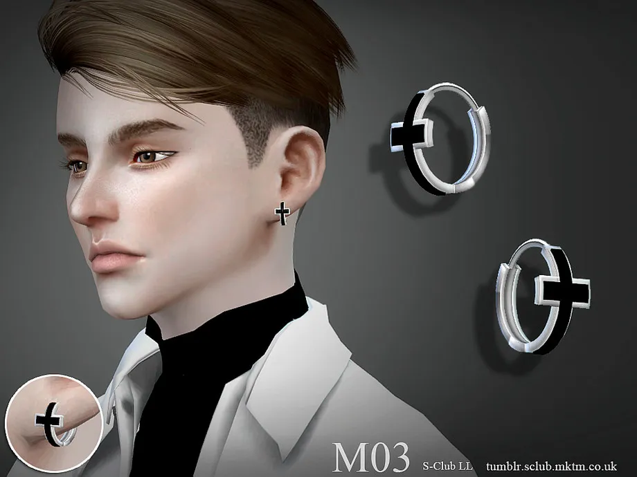 S-Club LL ts4 earring M03