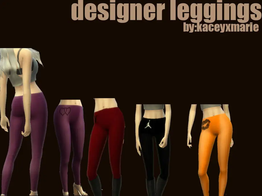 DESIGNER HIGH WAISTED LEGGINGS