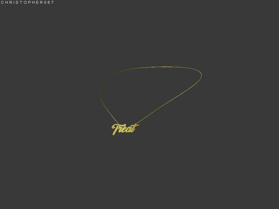 Treat Necklace || Christopher067