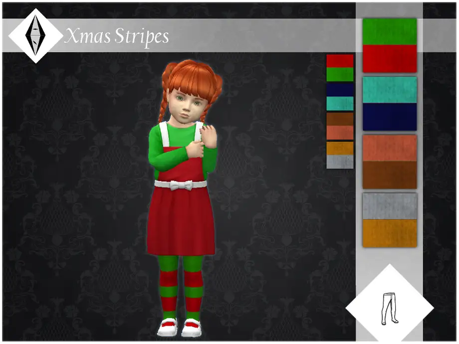 Xmas Stripes Tights