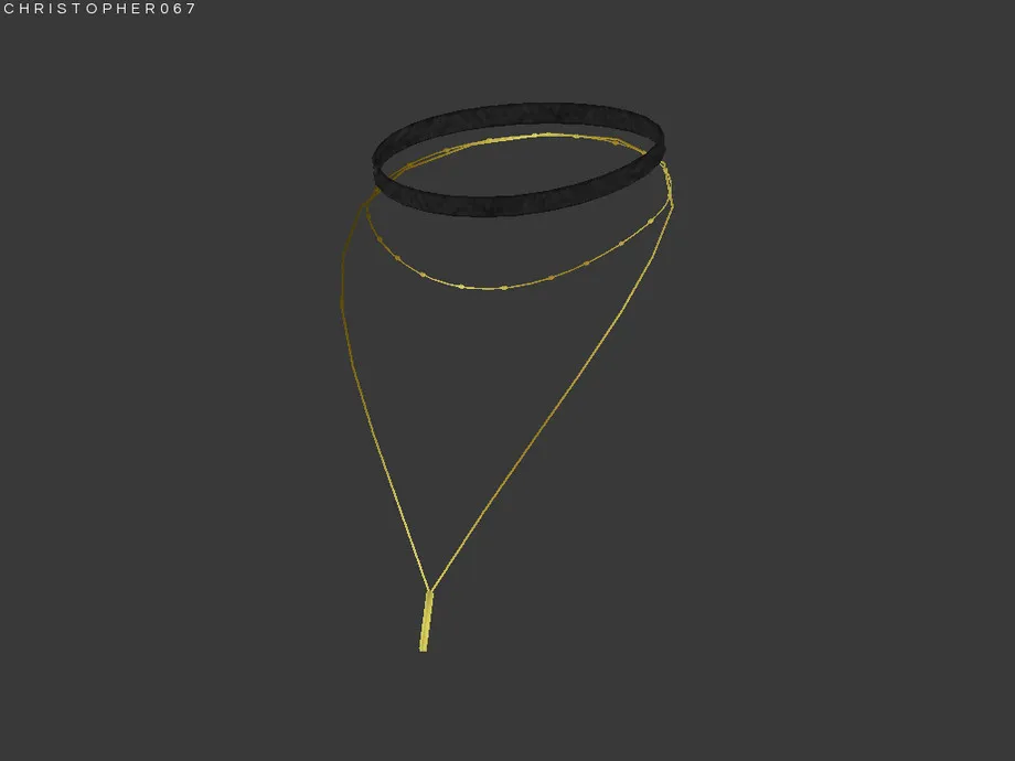 Lovato Necklace Fabric || Christopher067