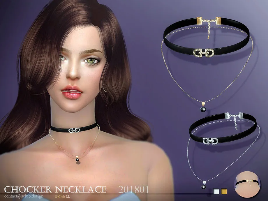 S-Club ts4 LL Necklace F 201801