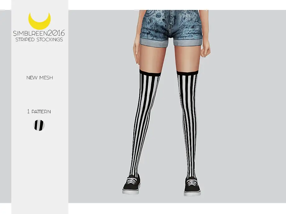 Stockings - Striped (Simblreen2016)