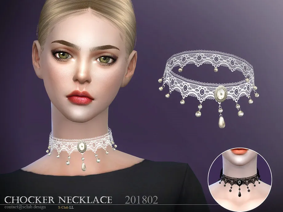 S-Club ts4 LL Necklace F 201802