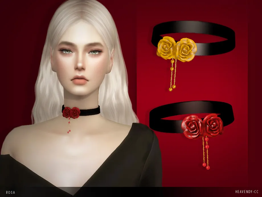 Rosa Choker - Heavendy-cc