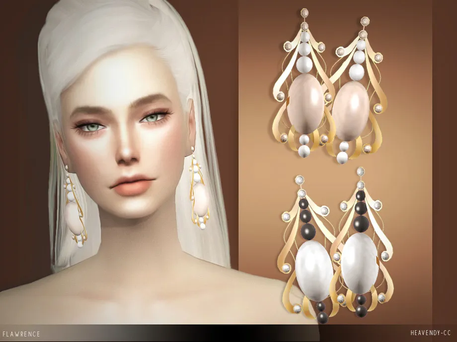 Flawrence Earrings - Heavendy-cc