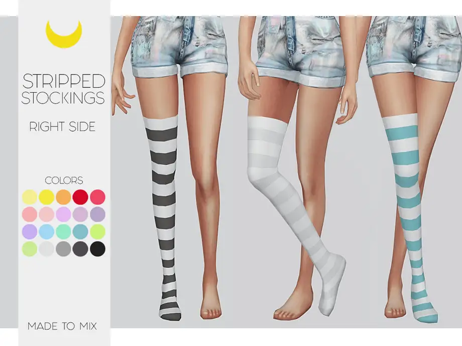 Stockings - Stripped (Right) - Made to Mix