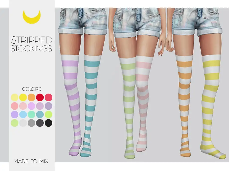 Stockings - Stripped (Both) - Made to Mix