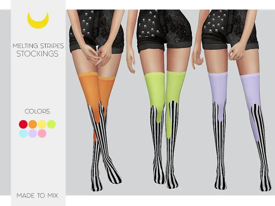 Stockings - Melting Stripes