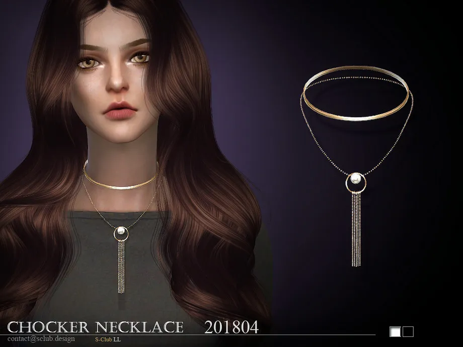 S-Club ts4 LL Necklace F 201805