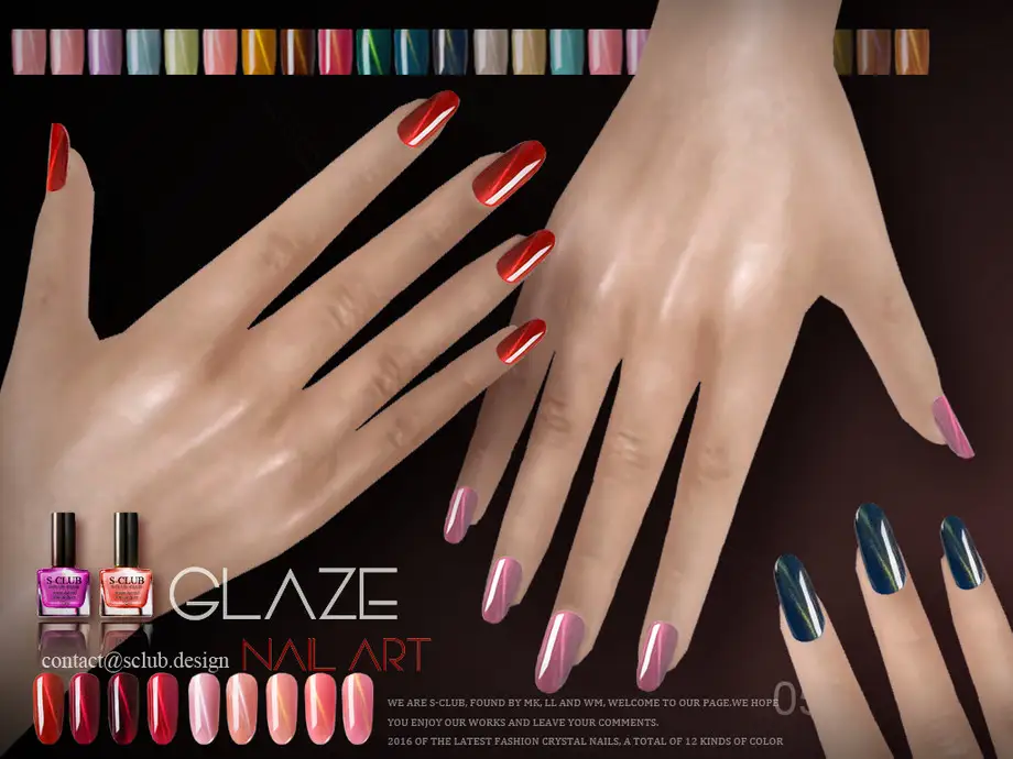 S-Club ts4 LL Nails 201802