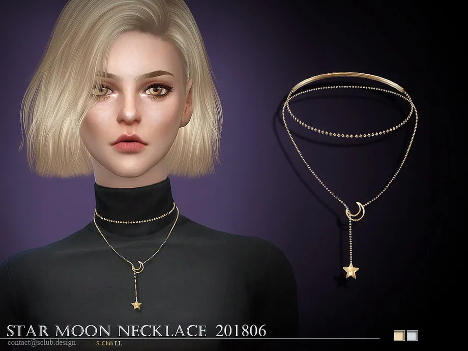 S-Club ts4 LL Necklace F 201806update05112018