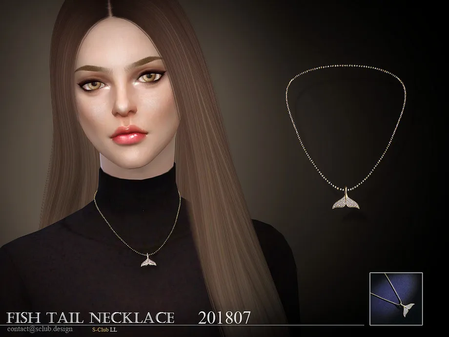 S-Club ts4 LL Necklace F 201807