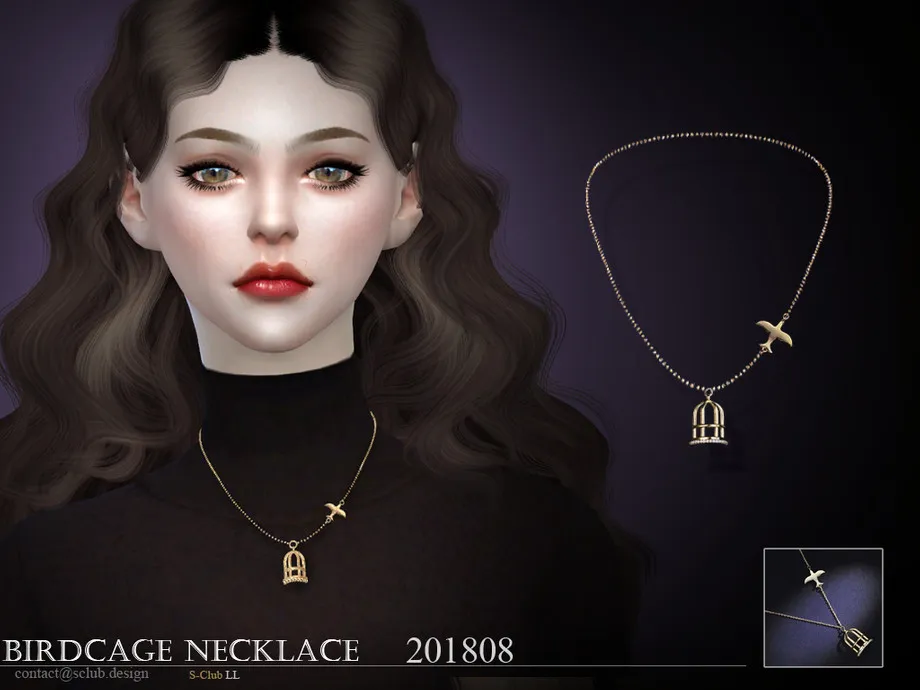 S-Club ts4 LL Necklace F 201808
